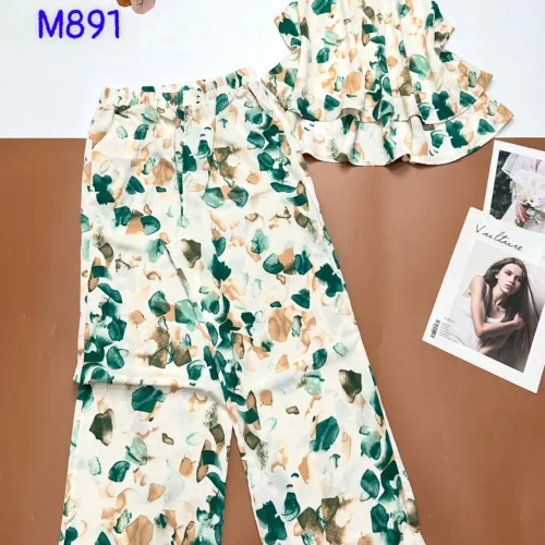 Đồ bộ mango quần dài áo sát nách 2 tầng