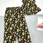 Đồ bộ mango quần dài áo sát nách  nhiều  hoạ tiết