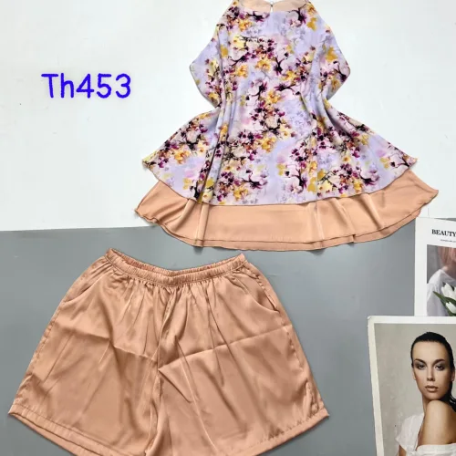 Đồ bộ mango quần đùi trơn áo hai dây siêu mát