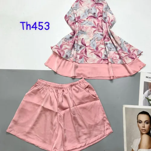 Đồ bộ mango quần đùi trơn áo hai dây siêu mát