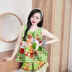 Đồ bộ mango siêu mát quần đùi áo ba lỗ in nhiều hình dễ thương
