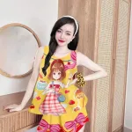 Đồ bộ mango siêu mát quần đùi áo ba lỗ in nhiều hình dễ thương