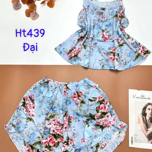 Đồ bộ mango siêu mát quần đùi áo hai dây