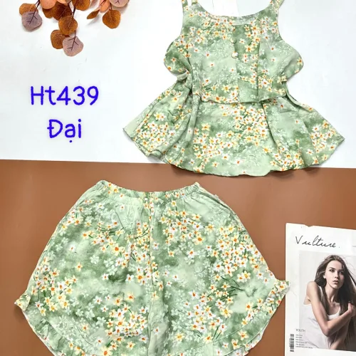 Đồ bộ mango siêu mát quần đùi áo hai dây