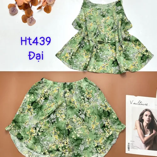 Đồ bộ mango siêu mát quần đùi áo hai dây