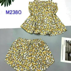 Đồ bộ mango siêu mát quần đùi áo hai dây nhiều hoạ tiết