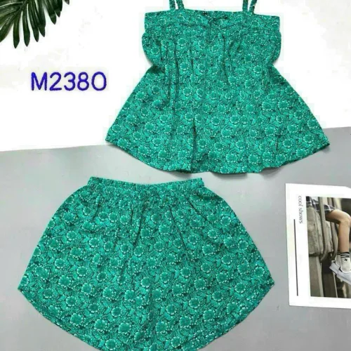 Đồ bộ mango siêu mát quần đùi áo hai dây nhiều hoạ tiết