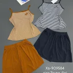 Đồ bộ nữ 2 dây chất thun quần đùi Xs-909584