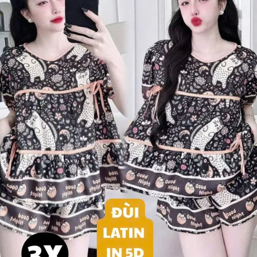 Đồ bộ nữ quần đùi Đùi 25-89 1-2-3