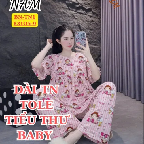Đồ bộ nữ tay ngắn quần dài BN-8305