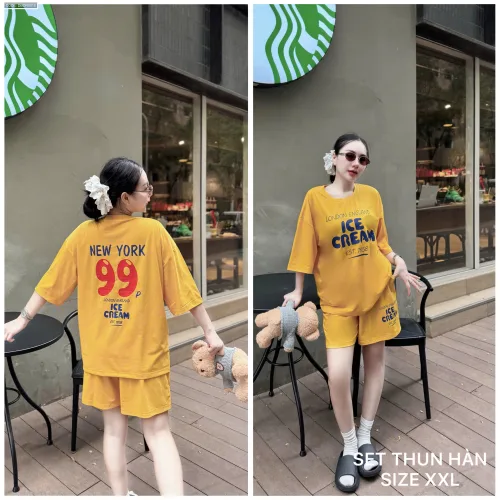 Đồ bộ nữ thun hàn xxl(50-65kg)