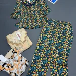 Đồ bộ nữ trung niên áo dập ly size đại KU-2526