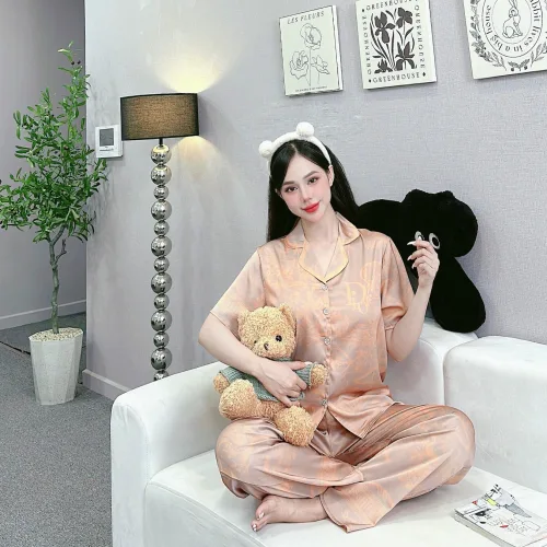 Đồ bộ pijama latin quần dài áo tay ngắn in nhiều hình