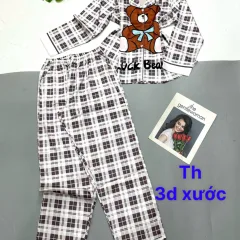 Đồ bộ pijama quần dài áo tay dài in nhiều hình