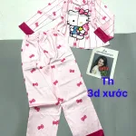 Đồ bộ pijama quần dài áo tay dài in nhiều hình