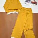 Đồ bộ quần dài áo tay dài pha bèo trơn