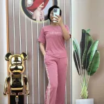 Đồ bộ quần dài áo tay ngắn in chữ ginger