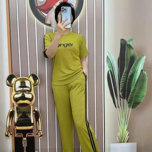 Đồ bộ quần dài áo tay ngắn in chữ ginger