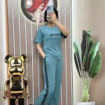 Đồ bộ quần dài áo tay ngắn in chữ ginger