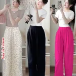 Đồ bộ quần dài áo tay ngắn phối thun lông thỏ mới