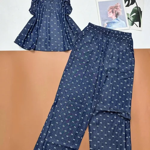 Đồ bộ quần dài ba lỗ có nhún thun