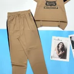 Đồ bộ quần dài bo thun áo tay ngắn in số 625