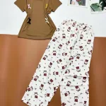 Đồ bộ quần dài cotton hàn nhiều hoạ tiết ,áo borip