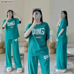 Đồ Bộ Quần Dài In Chữ DINS