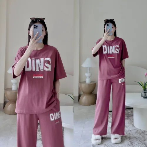 Đồ Bộ Quần Dài In Chữ DINS