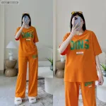 Đồ Bộ Quần Dài In Chữ DINS