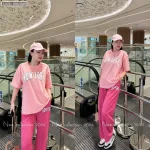 Đồ Bộ Quần Dài In Chữ New York Áo Tay Ngắn Form Dưới 70kg
