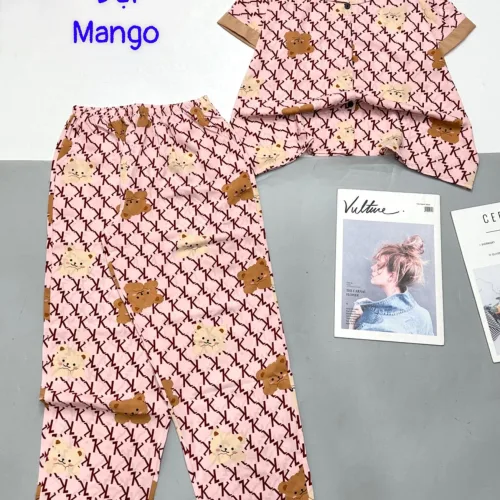 Đồ bộ  quần dài mango pijama có túi trước