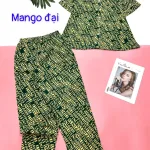 Đồ bộ  quần dài mango pijama có túi trước nhiều hình khác nhau