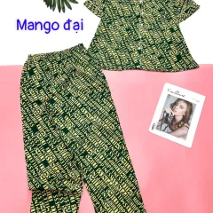 Đồ bộ  quần dài mango pijama có túi trước nhiều hình khác nhau