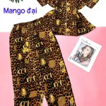 Đồ bộ  quần dài mango pijama có túi trước nhiều hình khác nhau