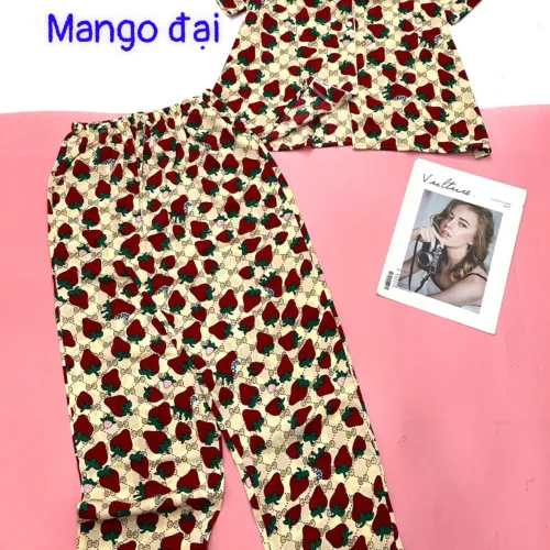 Đồ bộ  quần dài mango pijama có túi trước nhiều hình khác nhau