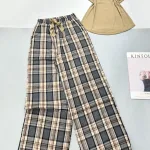 Đồ bộ quần dài sọc áo tay sát nách in chữ G