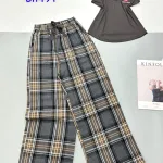 Đồ bộ quần dài sọc áo tay sát nách in chữ G