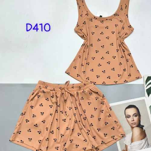 Đồ bộ quần đùi áo ba lỗ hình chuột mickey