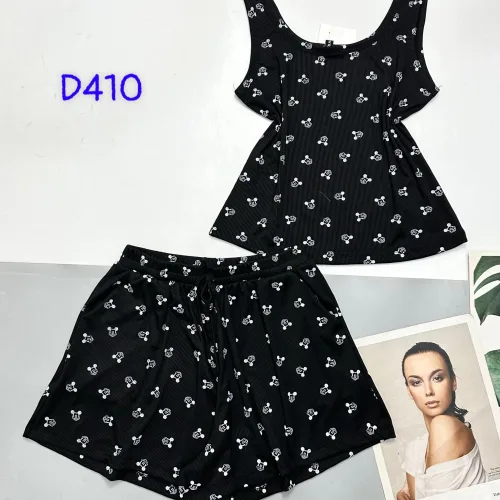 Đồ bộ quần đùi áo ba lỗ hình chuột mickey