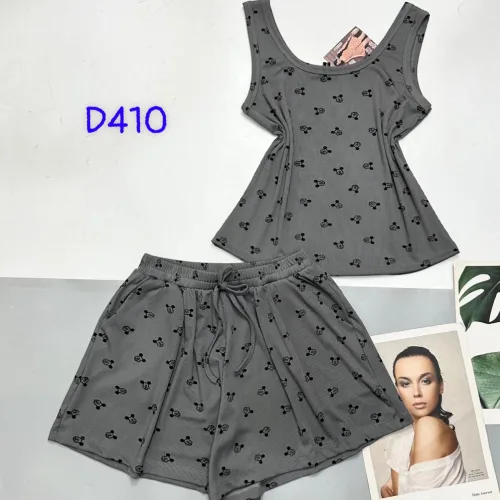 Đồ bộ quần đùi áo ba lỗ hình chuột mickey