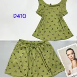 Đồ bộ quần đùi áo ba lỗ hình chuột mickey