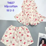 Đồ bộ quần đùi áo ba lỗ xốp cotton nhiều hoạ tiết