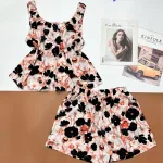 Đồ bộ quần đùi áo bao lỗ in nhiều họa tiết