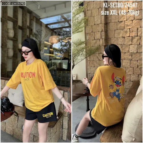Đồ bộ quần đùi áo tay ngắn