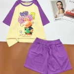 Đồ bộ quần đùi áo tay ngắn chữ WHO