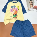 Đồ bộ quần đùi áo tay ngắn chữ WHO