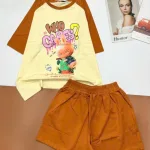 Đồ bộ quần đùi áo tay ngắn chữ WHO