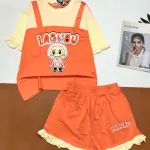 Đồ bộ quần đùi áo tay ngắn hình giả áo yếm