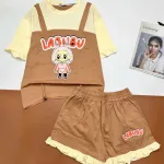 Đồ bộ quần đùi áo tay ngắn hình giả áo yếm